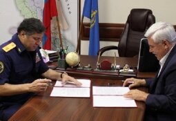 В Астрахани Ибрагим Могушкин и Андрей Спицын подписали соглашение о сотрудничестве